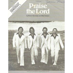 Praise the Lord Sheet Music 1980 DaySpring Imperials Gospel Piano Vocal